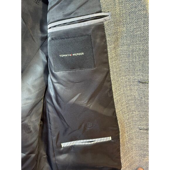 Tommy Hilfiger Conrad Men’s 38R Blue Modern Fit Textured Blazer NWT - Picture 7 of 10